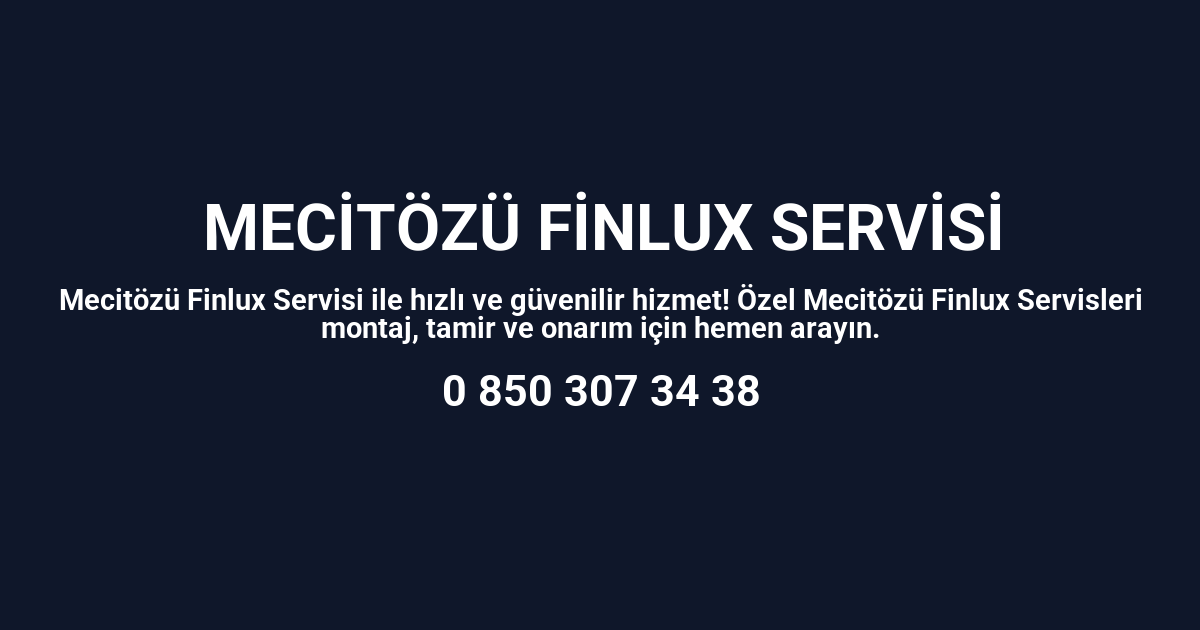 Mecitözü Finlux Servisi